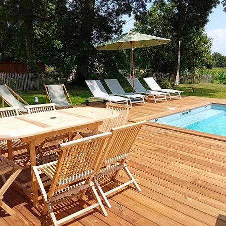 Maison Neuve Avec Piscine Chauffee, 4 Kms De Contis Plage Saint-Julien-en-Born Esterno foto