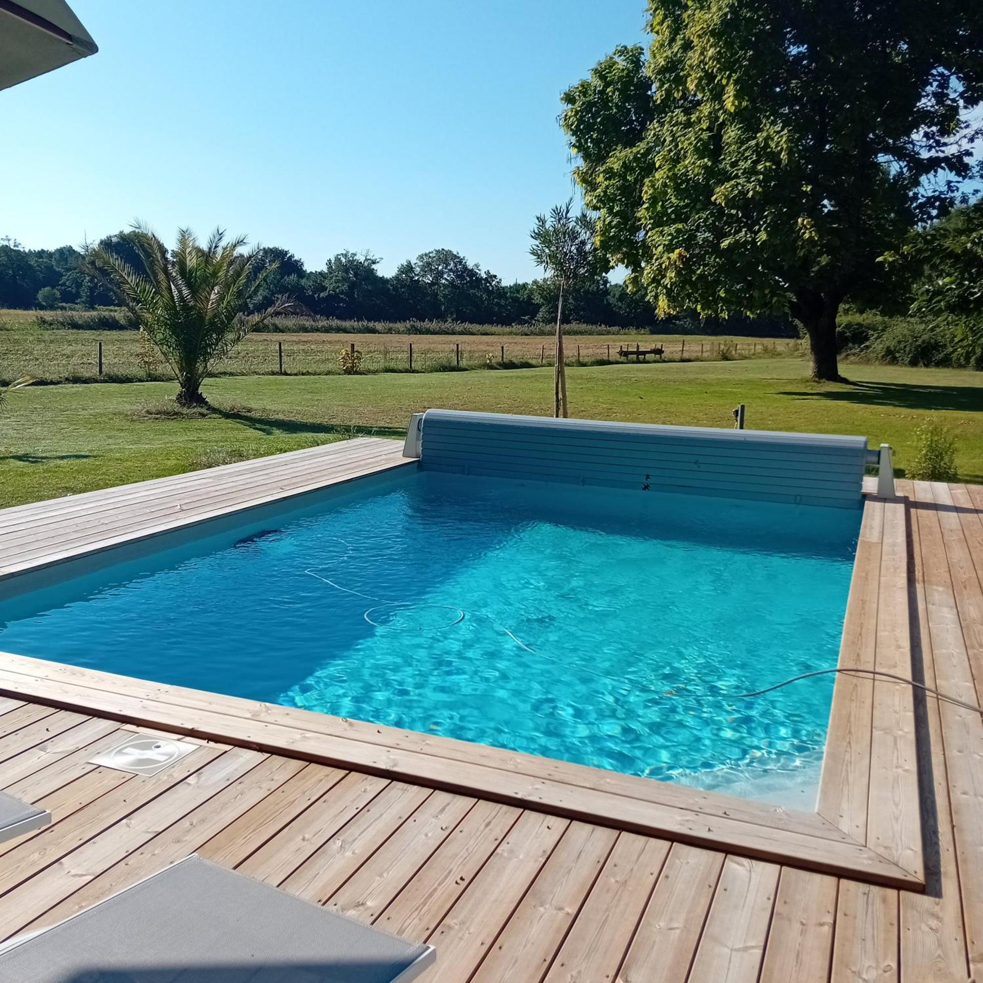 Maison Neuve Avec Piscine Chauffee, 4 Kms De Contis Plage Saint-Julien-en-Born Esterno foto
